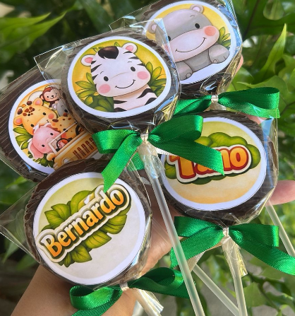Pirulito de chocolate